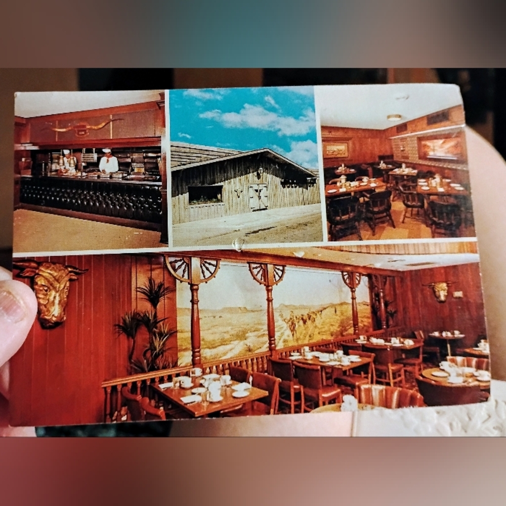 Vintage Kansas City Golden Ox Postcard
